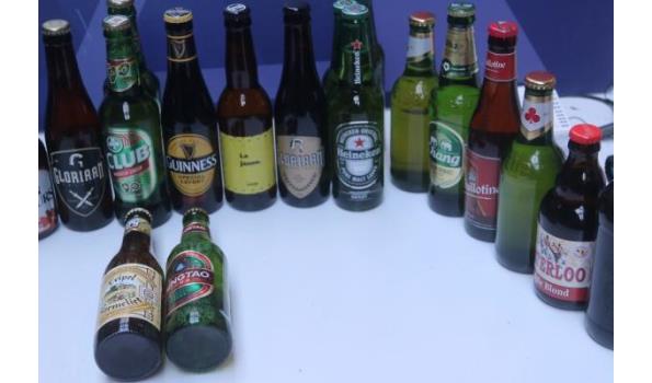 30 diverse flesjes bieren